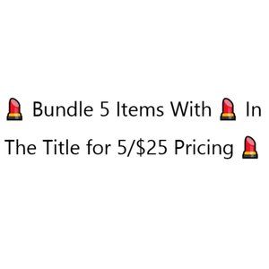 Bundle 5 Items With 💄 In The Title For $25
